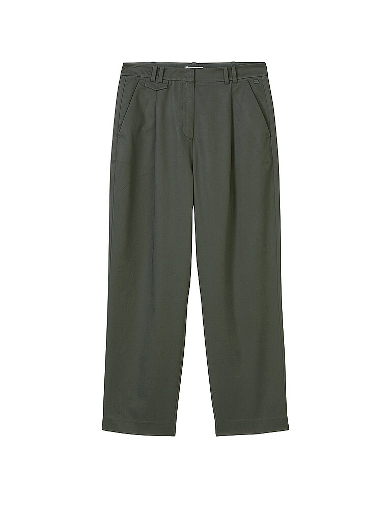 MARC O' POLO DENIM Chino Cropped Fit  olive | XL